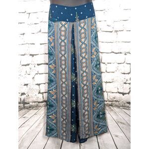 HIGH THAI Open-Leg Flyaway Pant Boho Hippie Resort Beach Cruise Convertible M/L